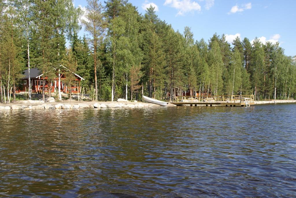 Kartanohotelli Satulinna Huvilat Hirvensalmi Exterior foto